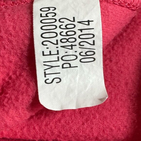 Vineyard Vines Vest Womens size large Coral Pink Fleece Full Zip Up pockets - Picture 12 of 12